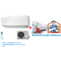 Klima uređaj DAIKIN Perfera FTXM35R/RXM35R, 3.4 kW, Inverter, WiFi SA MONTAŽOM